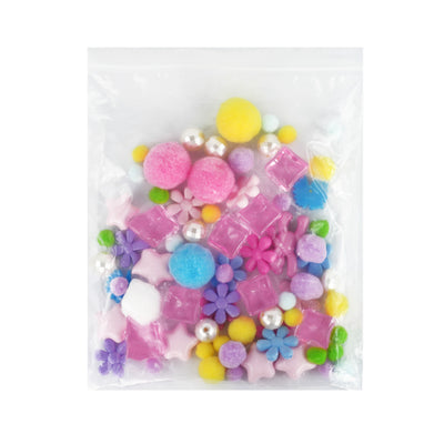 Fillz Large Bear DIY Acrylic Pouring Paint Craft Set Kids Ages 5+, Includes 60 Piece Charms, Clear Head Shows Designs, Adjustable Limbs Support Collecting, Keepsake Styling &amp; Decor, Sea Breeze, Star Dust, and Summer Vibes.