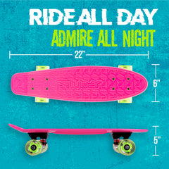 22" Plastic Cruiser Skateboard