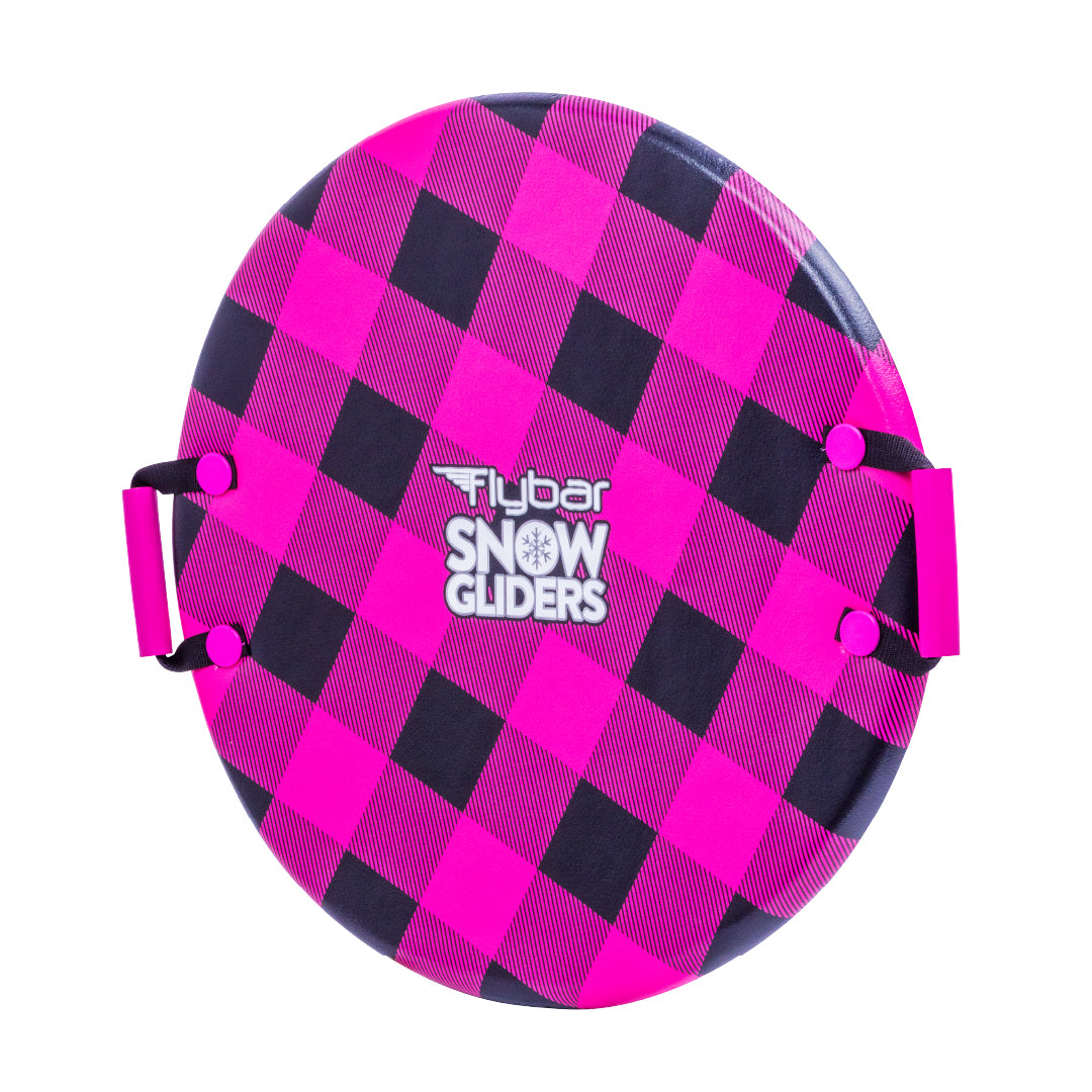 Flybar Kids 26” Foam Disc Snow Sled with Slick Bottom & PE Core Build, Holds Up To 110 Lbs