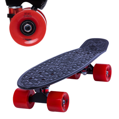 Flybar 22 Inch Kids Skateboard – Mini Cruiser Skateboards for Kids Ages 6-12, Outdoor Toys, Lightweight, Durable, Non-Slip Deck, ABEC-7 Bearings, Holds up to 175 lbs
