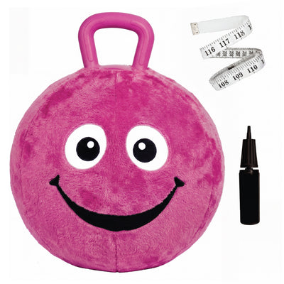 Flybar Hopper Ball for Kids, Plush  Inflatable Hippity Hop Bounce Ball w/ Handle, Ages 6+