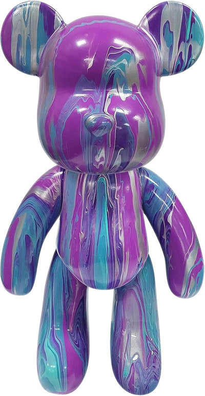Pour Palz DIY Paint Pouring Kit - 1 XL Bear Figurine - Create Unique Marbled Art