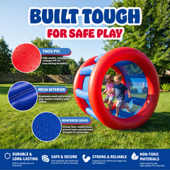 Playland Inflatble Land Roller Wheel