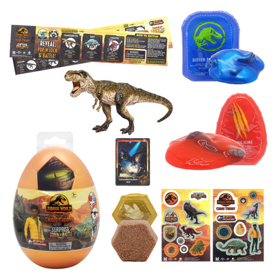 Jurassic World Captivz Surprise Egg Playset for Kids Ages 3+