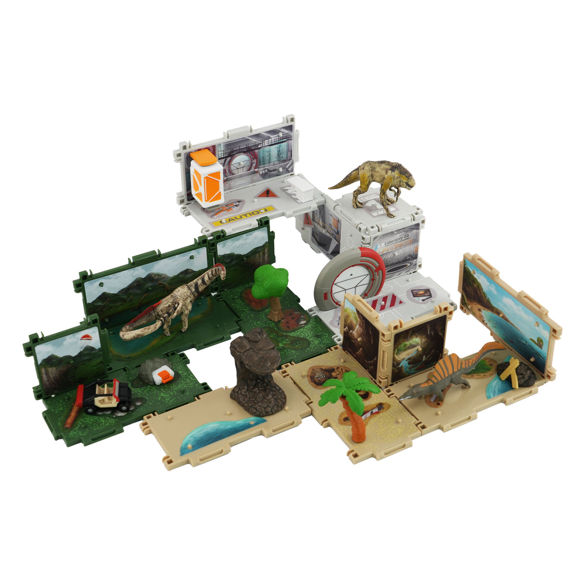 Jurassic World Dinorama Dinosaur Toys Playset for Kids Ages3+