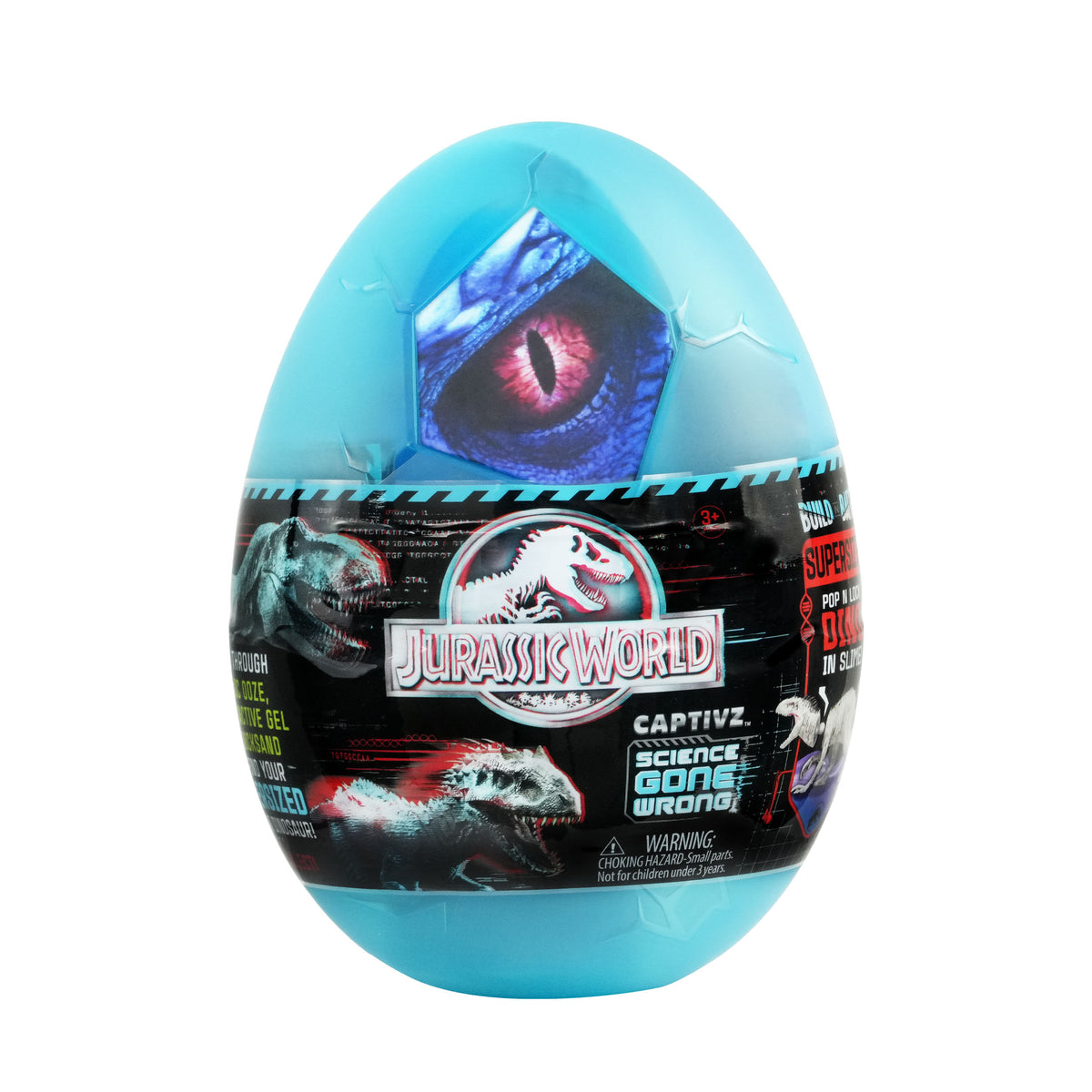 Jurassic World Captivz Surprise Egg Playset for Kids Ages 3+