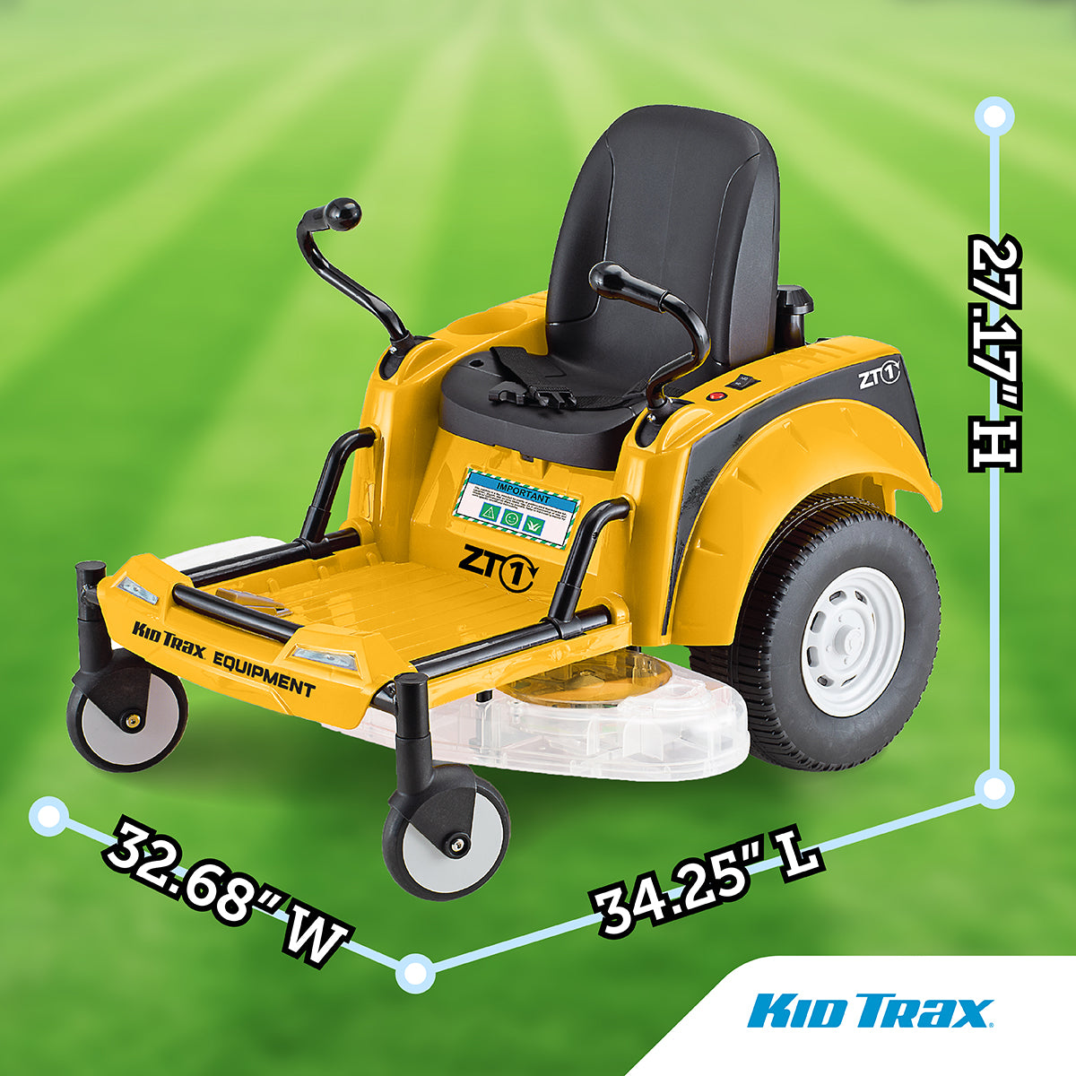 Kid Trax 12V Zero Turn Mower