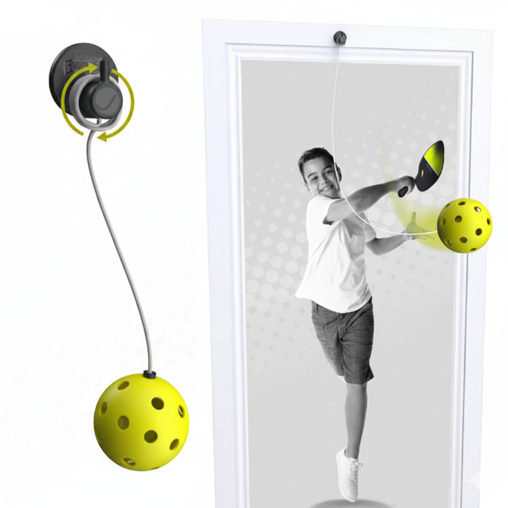 Swingball Pickleball Wall Trainer Set, Ages 4 and Up