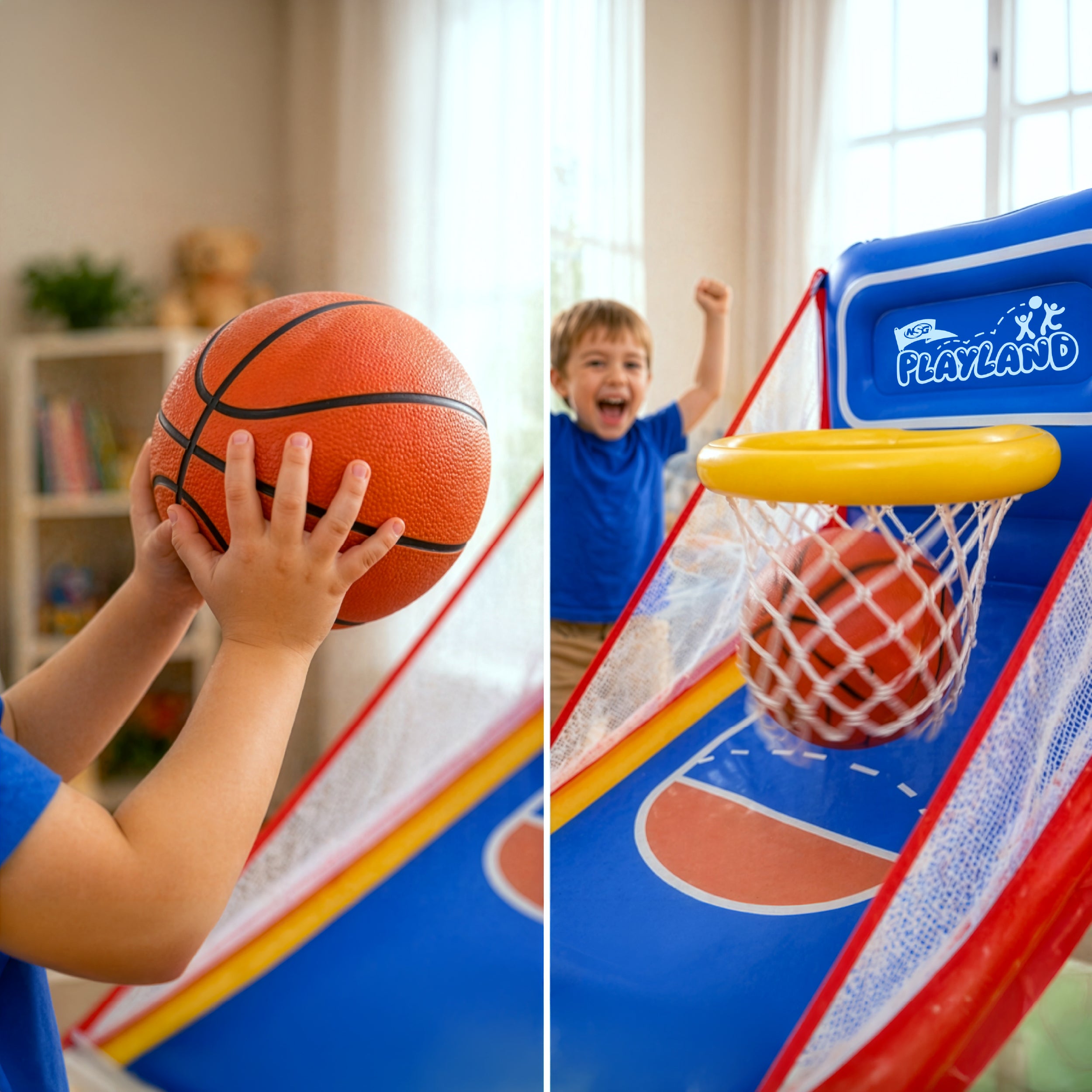 NSG Playland Shoot n Score Inflatable Basketball Game