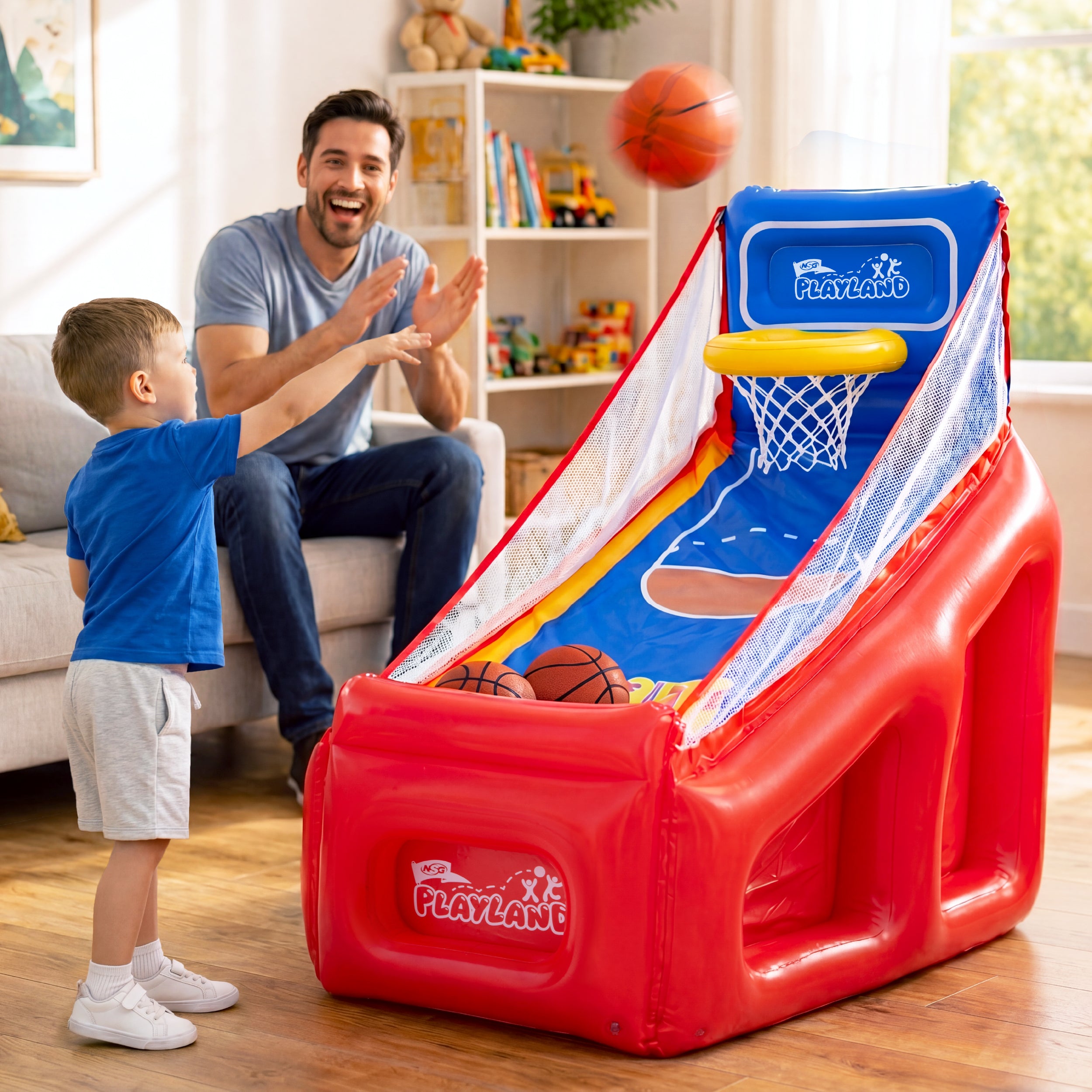 NSG Playland Shoot n Score Inflatable Basketball Game