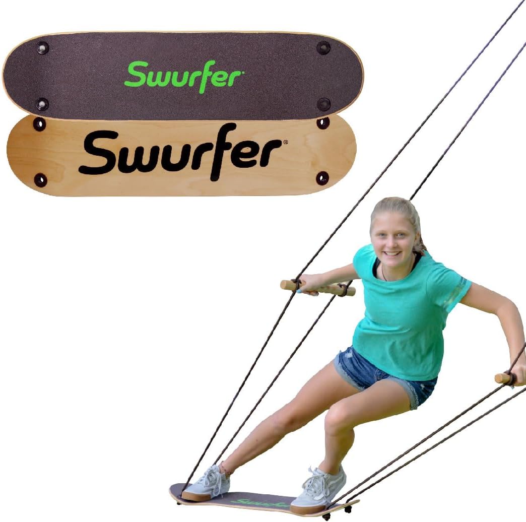 TreeSkate Stand Up Skateboard Tree Swing, Ages 6+