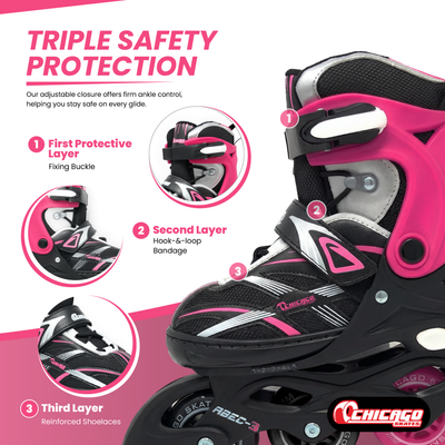 Chicago Adjustable Inline Skates