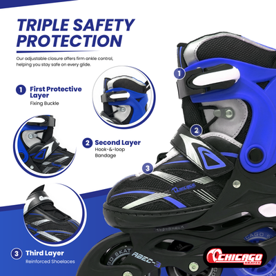 Chicago Adjustable Inline Skates