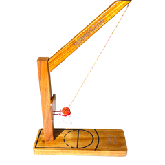Island Time Sports Ring Toss Game - Outdoor Yard Beach Games for Adults and Family, Hook and Ring Games with String and Hooks for Indoor/Outdoor Use (1 Player Tabletop)