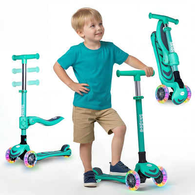 Skidee Y200 Scooter for Kids with LED Wheels