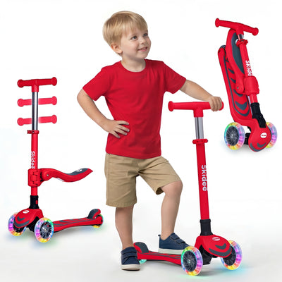 Skidee Y200 Scooter for Kids with LED Wheels