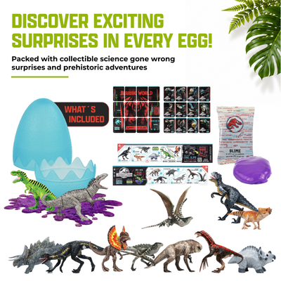 Jurassic World Captivz 2-Pack Surprise Eggs for Kids Ages 3+