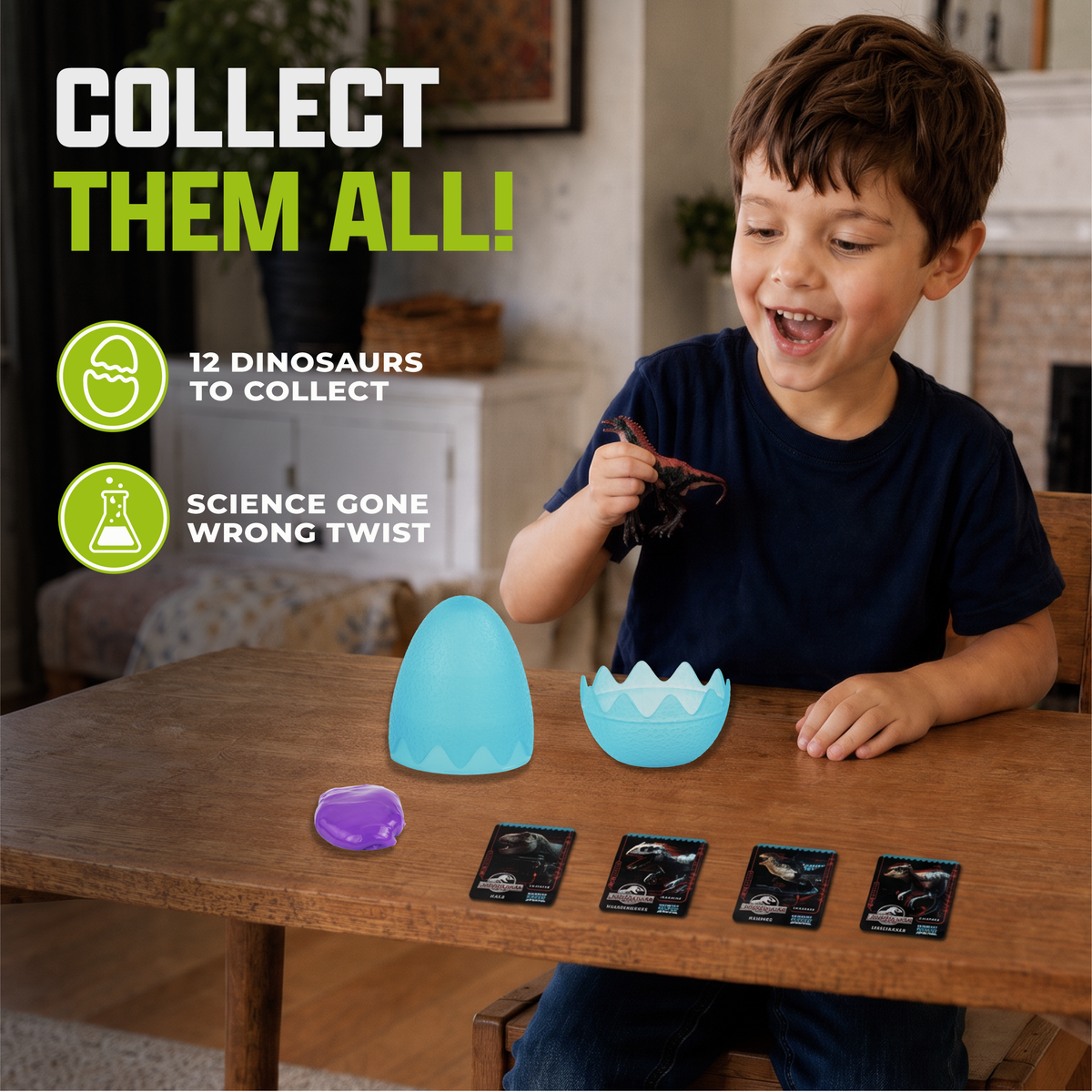 Jurassic World Captivz 2-Pack Surprise Eggs for Kids Ages 3+