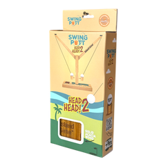 Island Time Sports Ring Toss Game - Outdoor Yard Beach Games for Adults and Family, Hook and Ring Games with String and Hooks for Indoor/Outdoor Use (2 Player Tabletop)