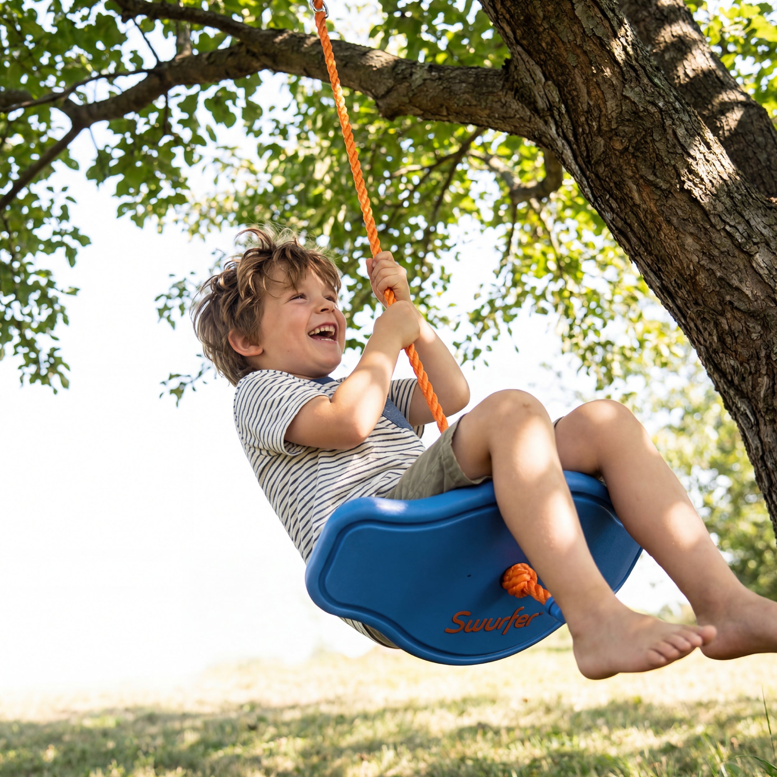 Swurfer Tree Swing - Plastic Swing Sets for Backyard, Outdoor Swing - Swingset Outdoor for Kids, Easy Installation