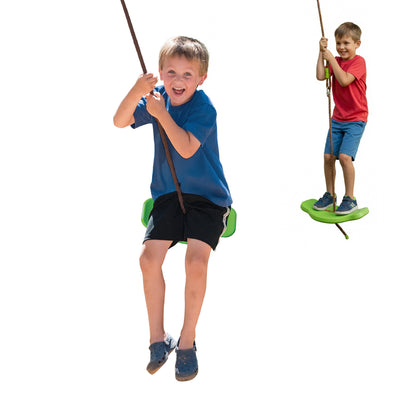 Swurfer Tree Swing - Plastic Swing Sets for Backyard, Outdoor Swing - Swingset Outdoor for Kids, Easy Installation