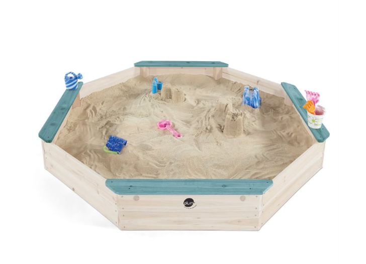 Plum® Giant Wooden Sand Pit [Teal] [US/CA]