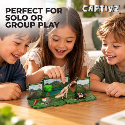 Jurassic World Dinorama Dinosaur Toys Playset for Kids Ages3+