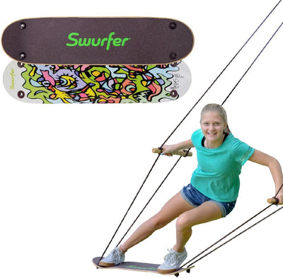 TreeSkate Stand Up Skateboard Tree Swing, Ages 6+
