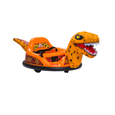 ImaginAir 6V Bumper Car with Auto-Inflated Orange Raptor