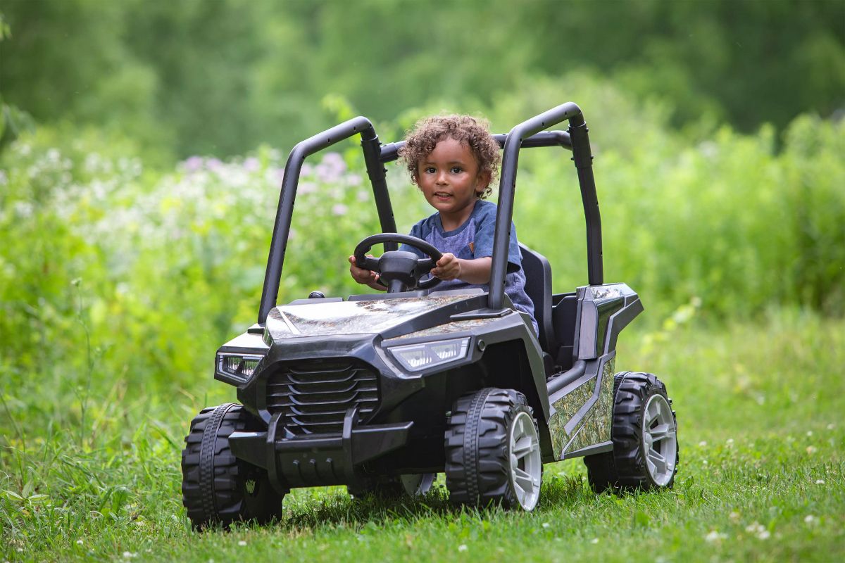 Mini Ricksaws For Kids Rideable Realtree Whipsaw UTV Ride-On | for Kids 3-5 Years - Kid Trax Toys – Flybar