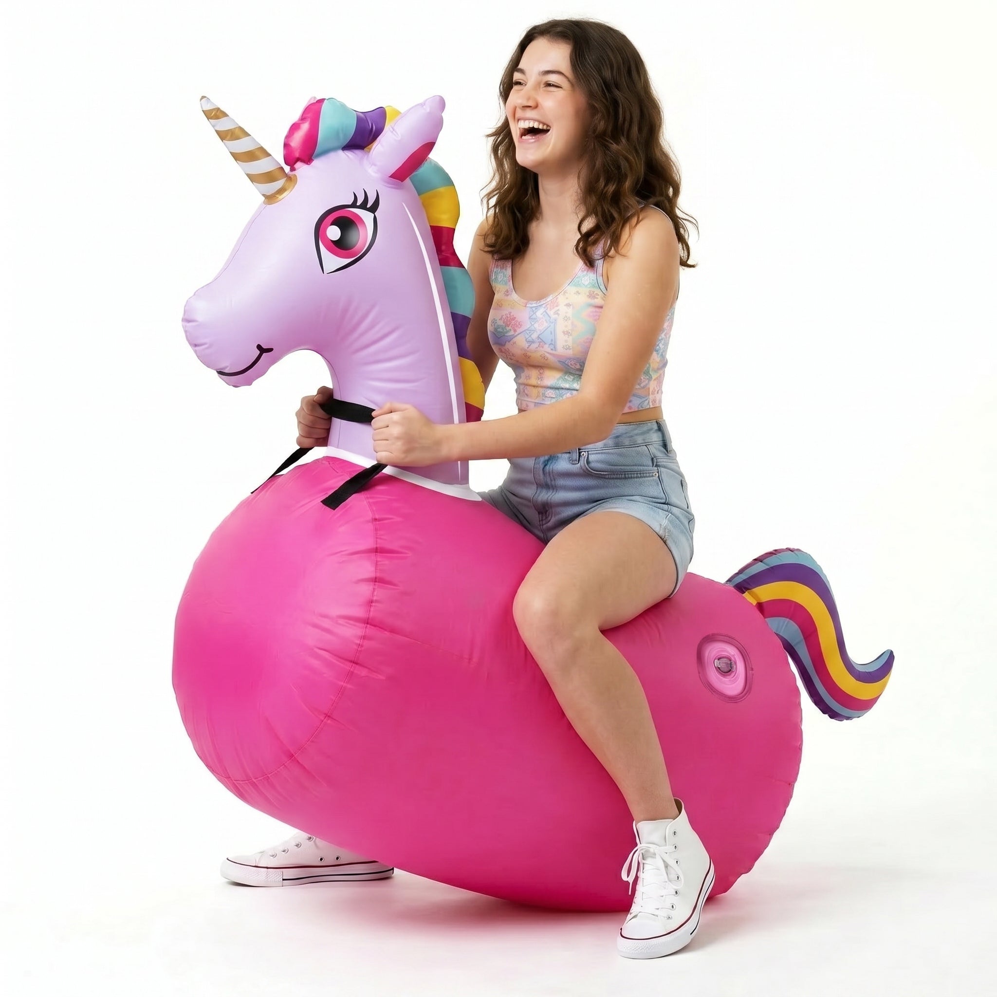 Waddle Large Hip Hopper Inflatable Bouncer, Ages 5+