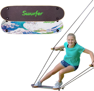 TreeSkate Stand Up Skateboard Tree Swing, Ages 6+