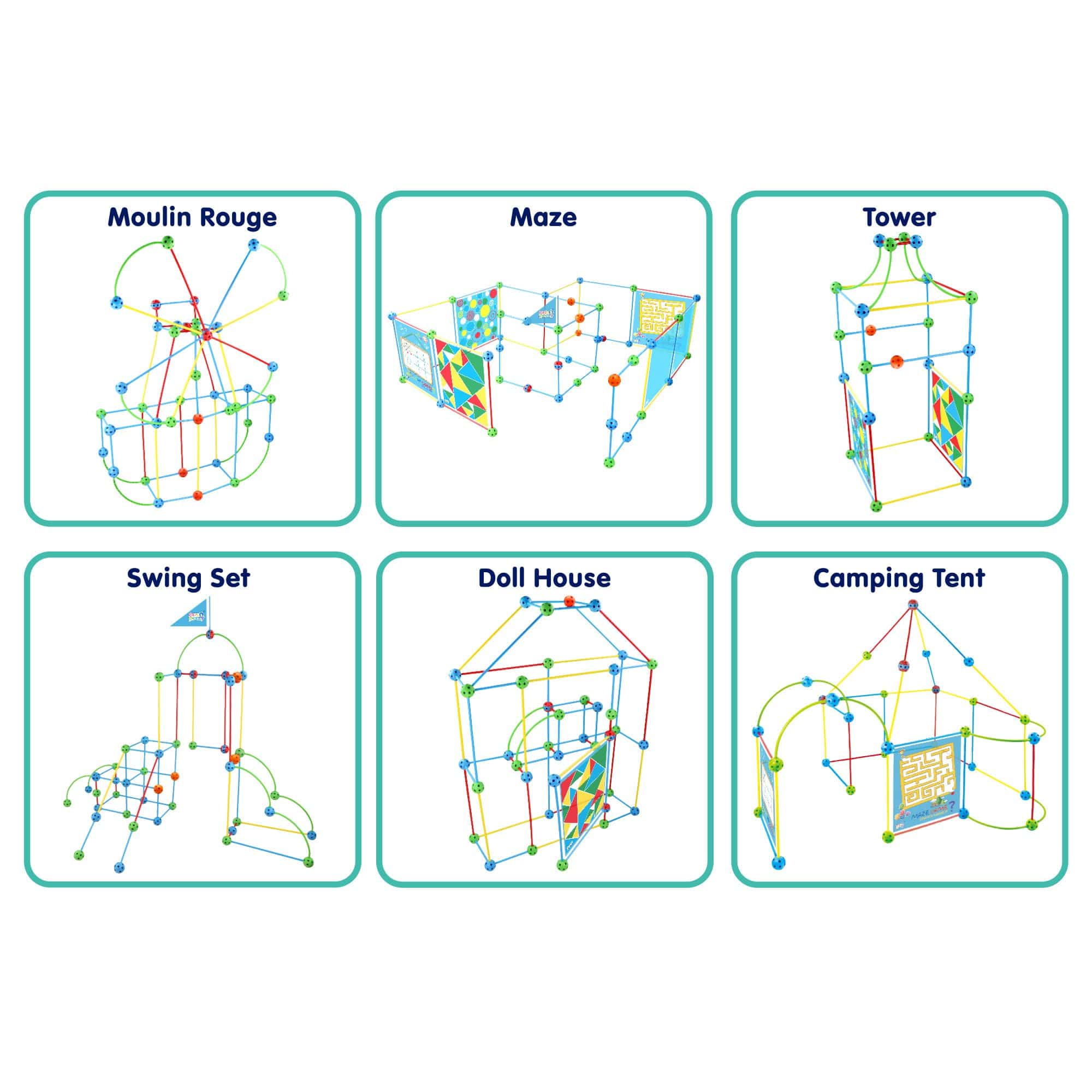 Eezy Peezy Connect N Build -  139 Piece Set - NSG Products