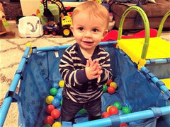Eezy Peezy Play Gym with 50 Balls & Slide - NSG Products