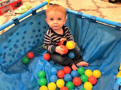 Eezy Peezy Play Gym with 50 Balls & Slide - NSG Products