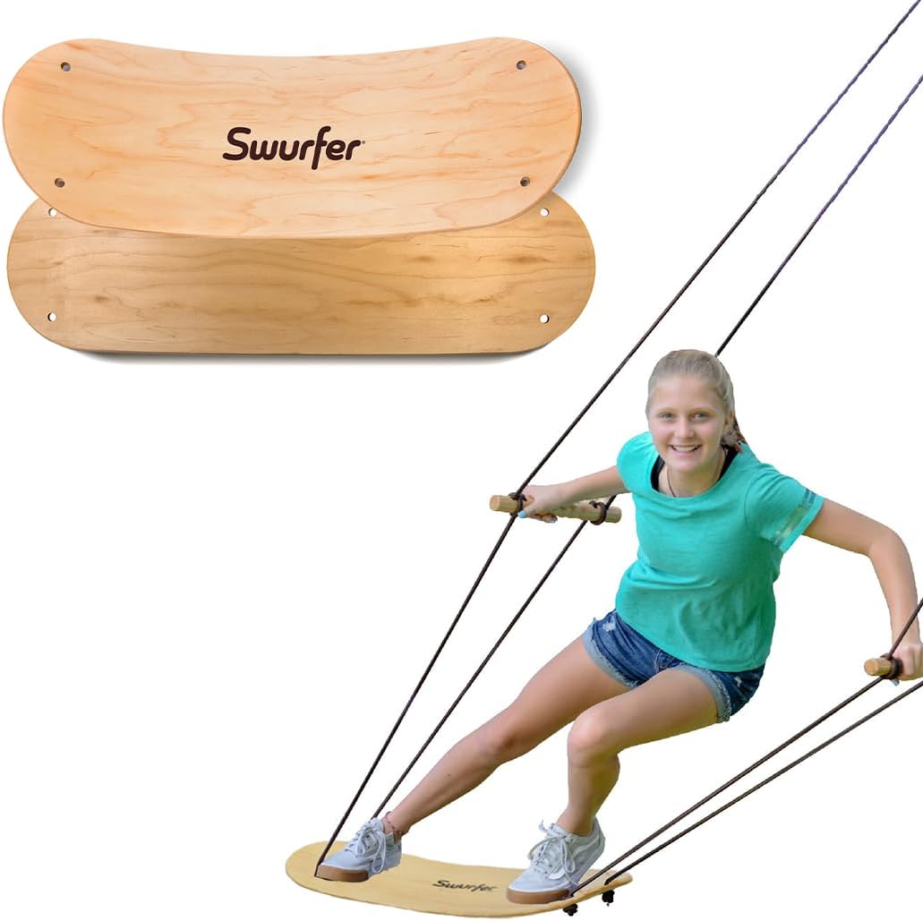 TreeSkate Stand Up Skateboard Tree Swing, Ages 6+