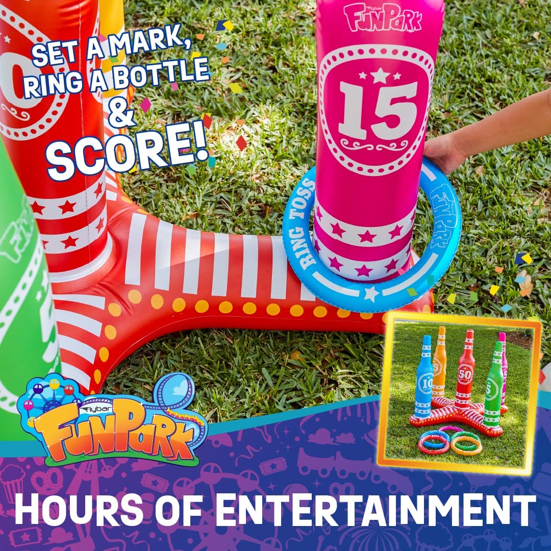 Fun Time Fun Ring FunPark Ring Toss Game for Kids and Family – Flybar