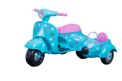 6V Starlight Scooter with Sidecar