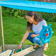 TP Toys Ahoy Ship - Sand Box with Cover Play Boat - NSG Products