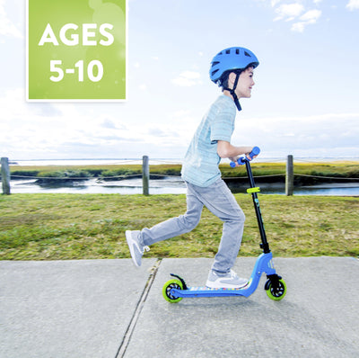 Aero 2-Wheel Kick Scooter with Light Up LED Wheels - Flybar1