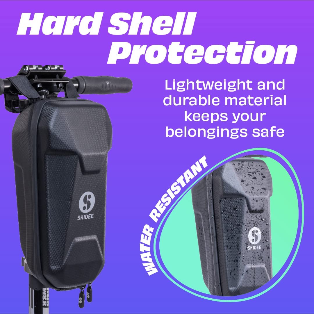 SKIDEE Waterproof Handlebar Case for Stunt Scooters, Kick Scooters, Electric Scooters and Bikes