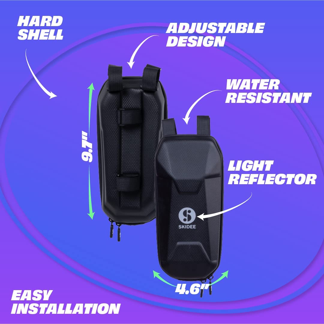 SKIDEE Waterproof Handlebar Case for Stunt Scooters, Kick Scooters, Electric Scooters and Bikes