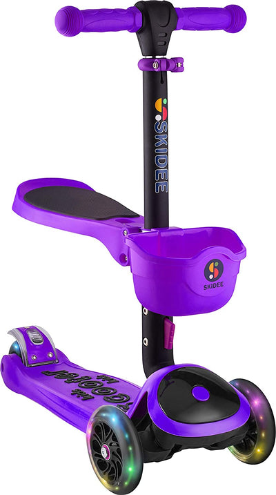 SKIDEE Kids Scooter Front Basket Attachment