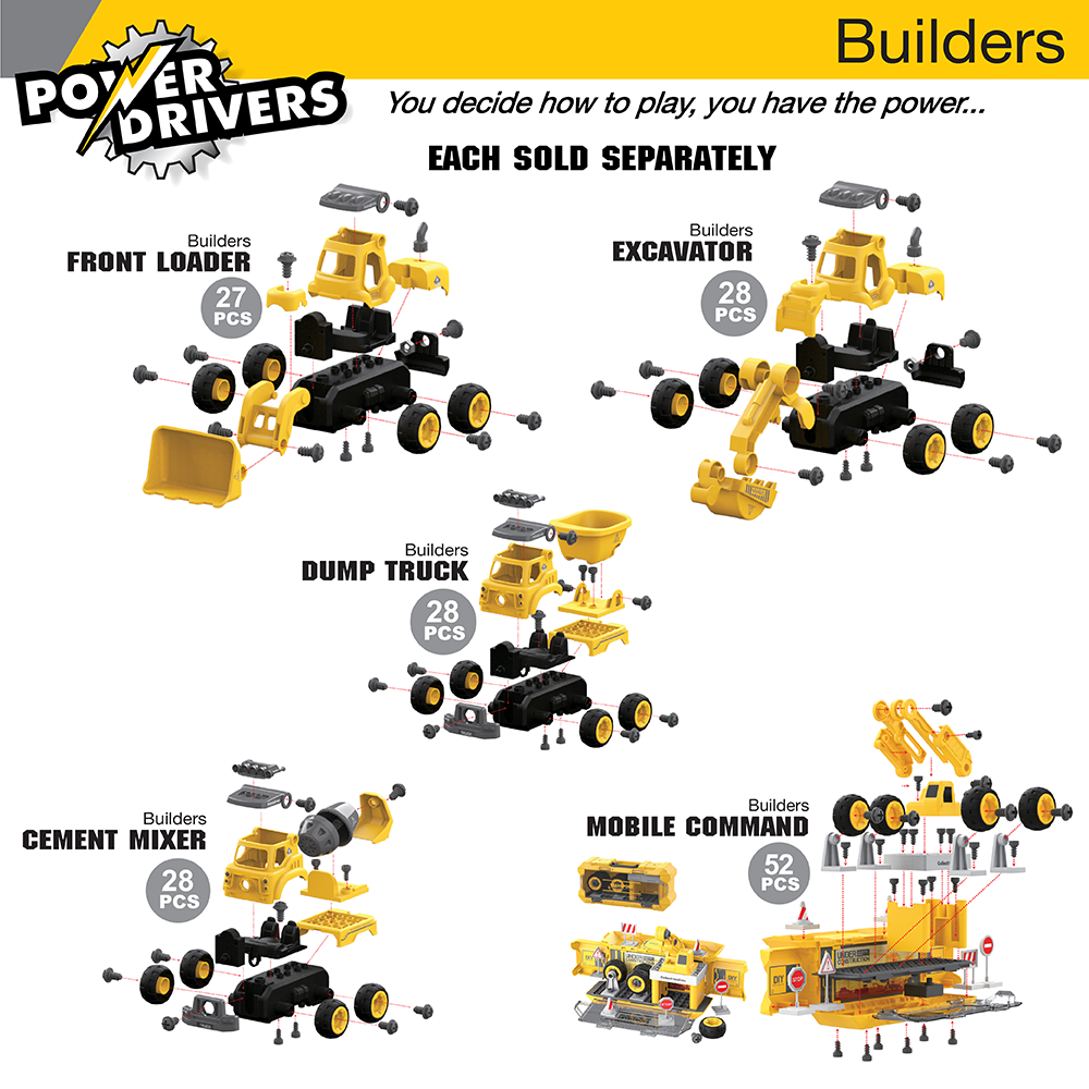 Power Drivers Builders: Cement Mixer