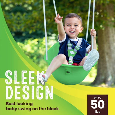 Swurfer Coconut — Your Baby's First Swing, Safe for Ages 6mo+