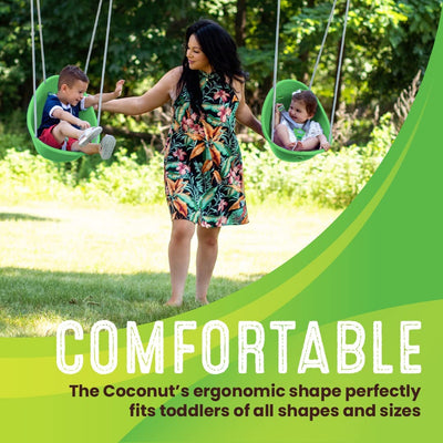 Swurfer Coconut — Your Baby's First Swing, Safe for Ages 6mo+