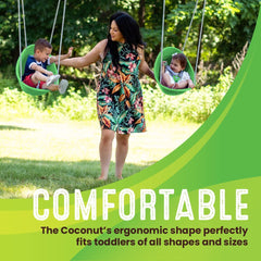 Swurfer Coconut — Your Baby's First Swing, Safe for Ages 9mo+