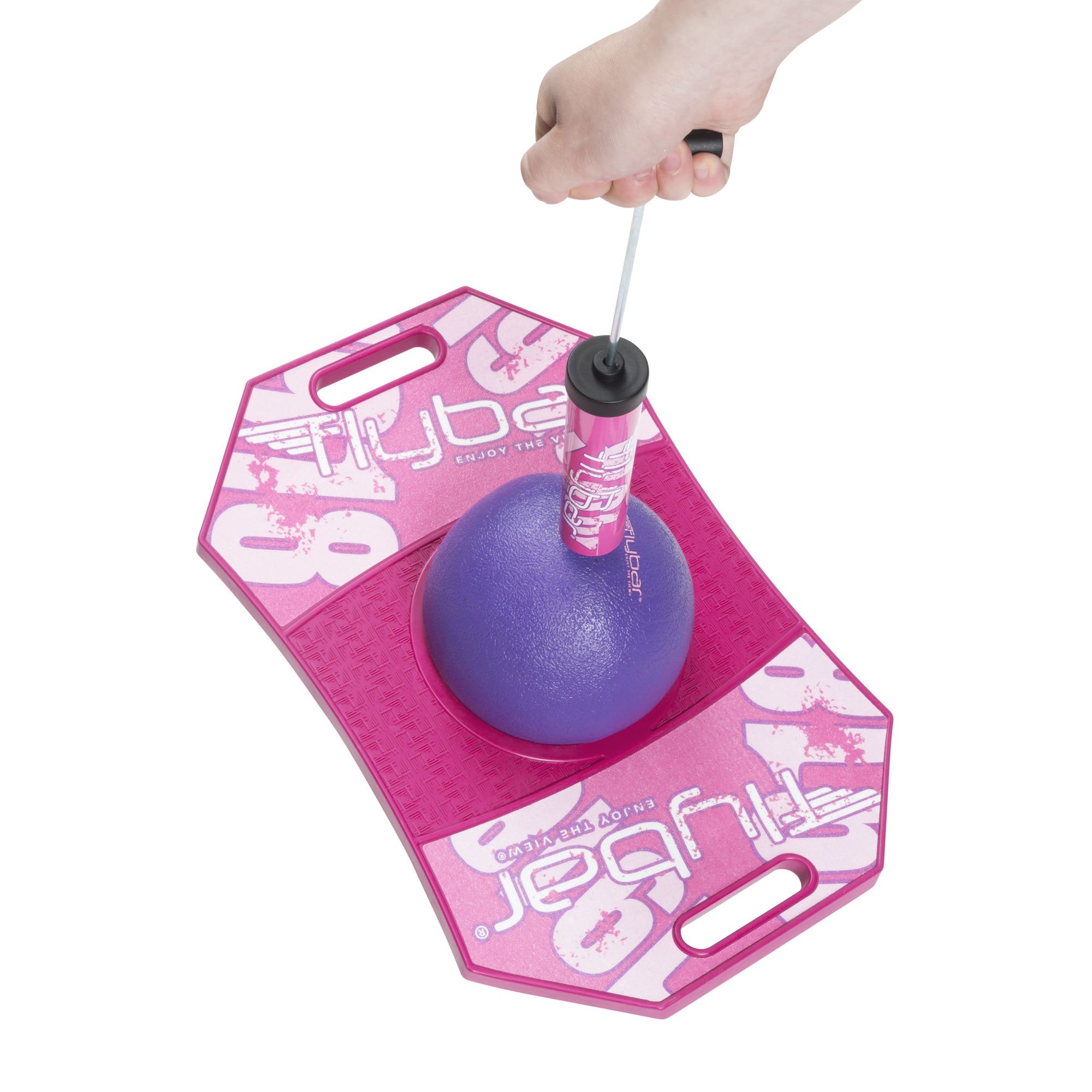 Flybar Pogo Trick Ball for Kids – Balance Bounce Board with Anti-Slip Deck – Pump Included - Indoor & Outdoor Toys for Boys and Girls Fun Way to Reduce Screen Time Supports up to 160 lbs – Ages 6+