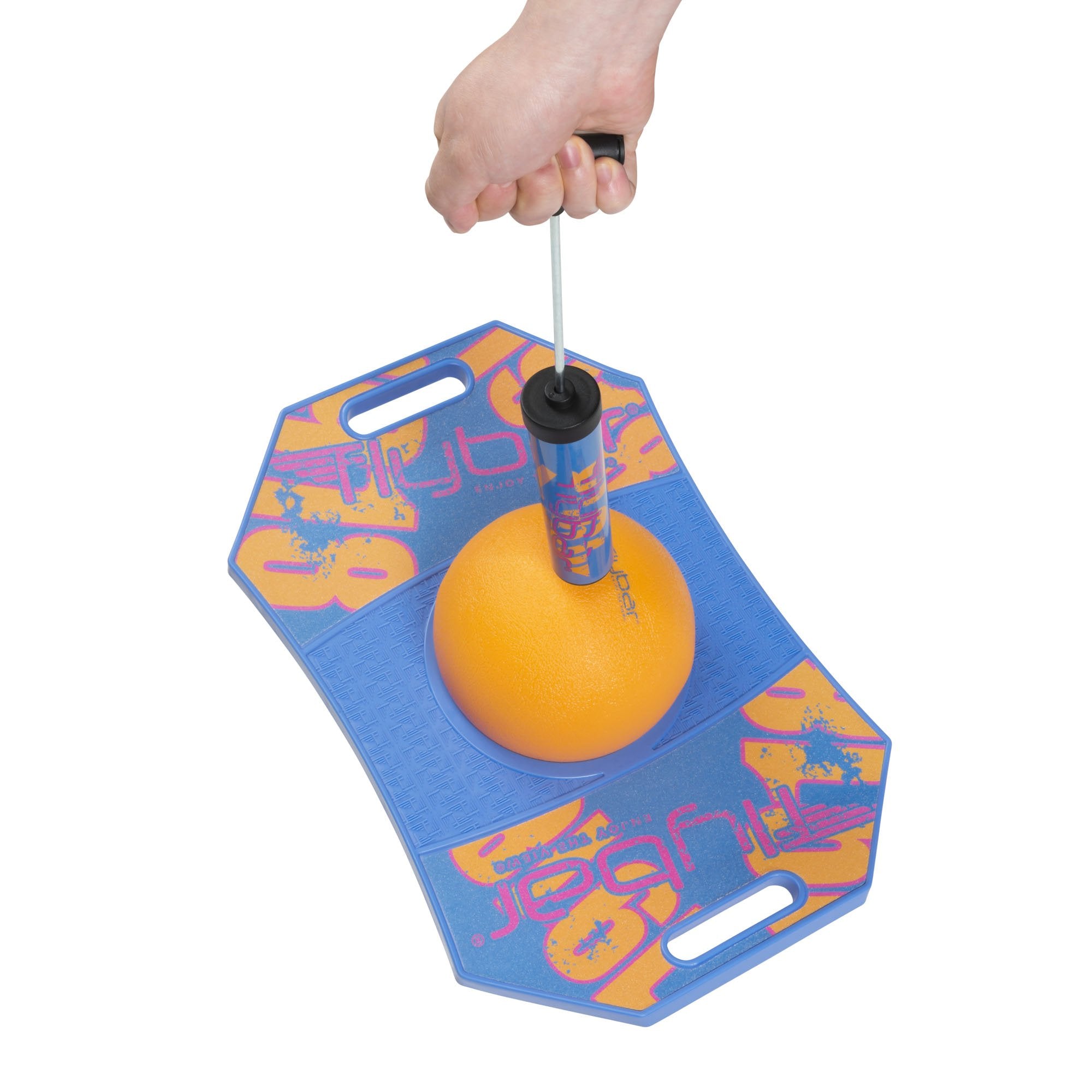 Flybar Pogo Trick Ball for Kids – Balance Bounce Board with Anti-Slip Deck – Pump Included - Indoor & Outdoor Toys for Boys and Girls Fun Way to Reduce Screen Time Supports up to 160 lbs – Ages 6+
