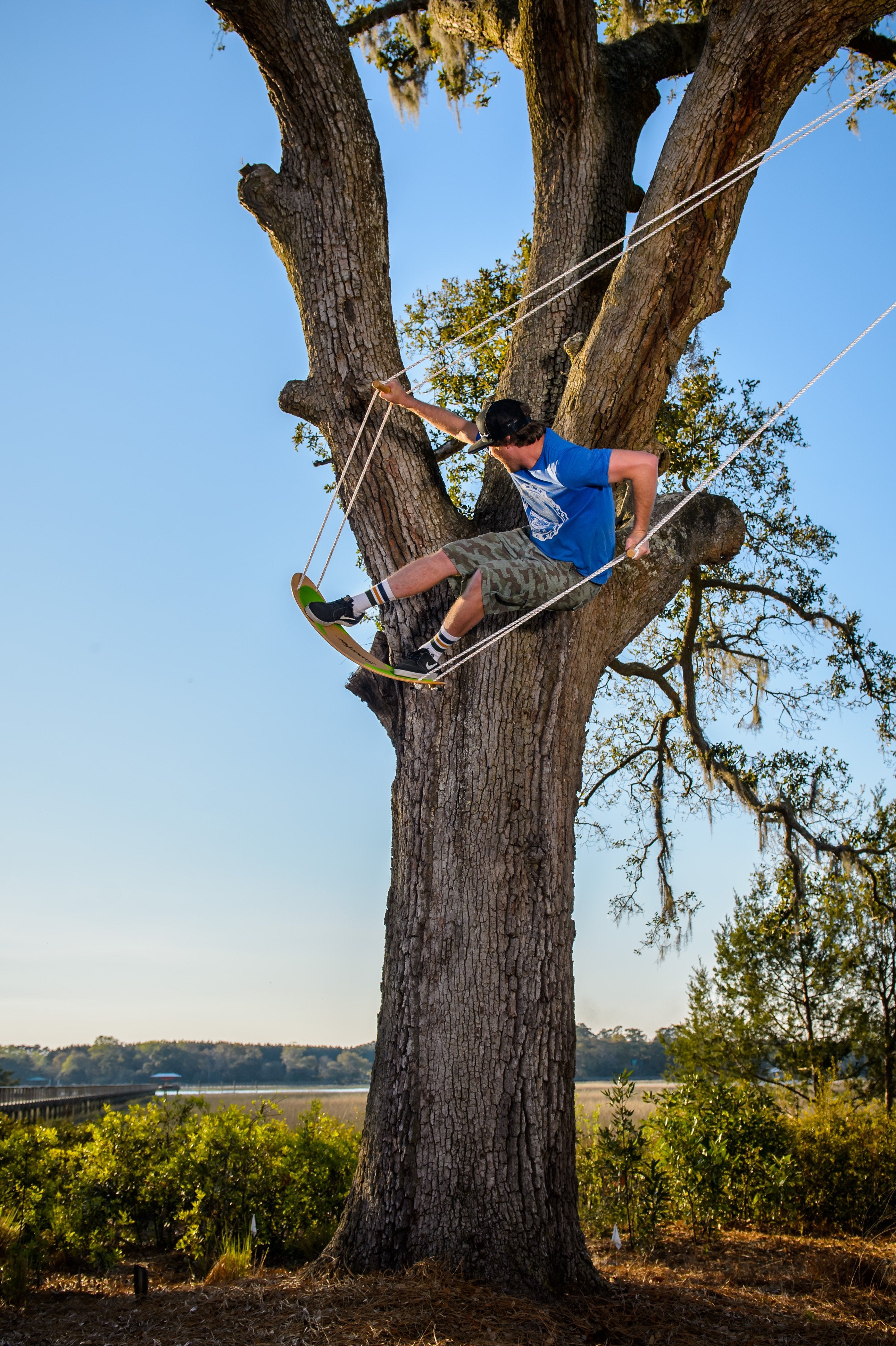 Swurfer Plus - 120 Feet Of Rope & Two Pairs Of Adjustable Handles